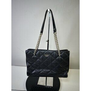 kate spade Black Quilted Leather Hand Bag